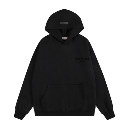 Essentials Relaxed Black Tracksuit