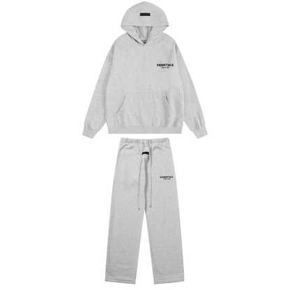 Essentials Relaxed Light Grey Tracksuit