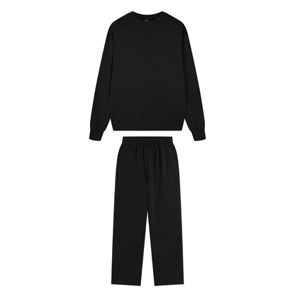 Black Relaxed Tracksuit