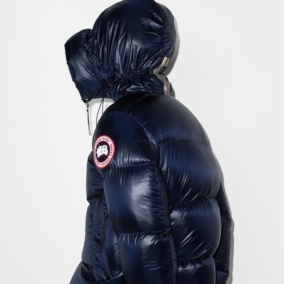 Goose Navy Puffer Jacket