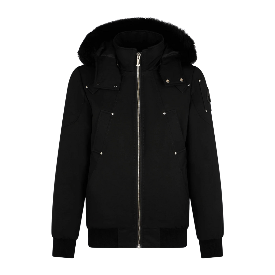 Moose Full Black Bomber Jacket