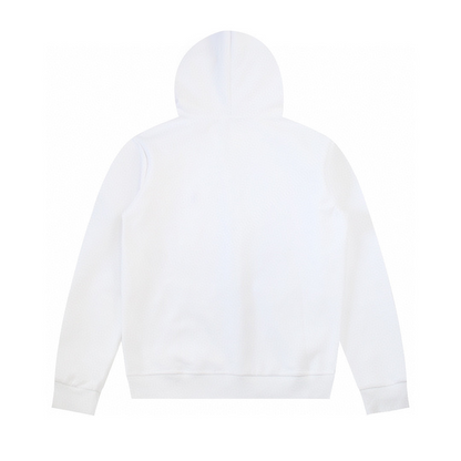 Polo White Zip Hoodie