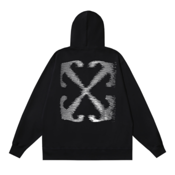 Off-W Monogram Zip Hoodie
