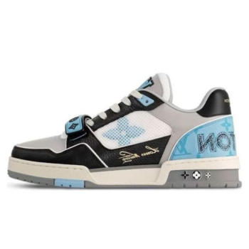 Monogram Blue Black Grey Trainer