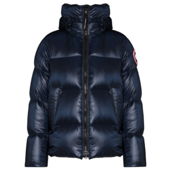 Goose Navy Puffer Jacket