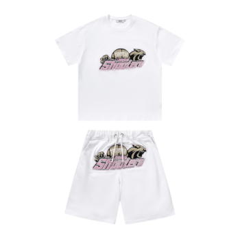 Shooters White Short Set