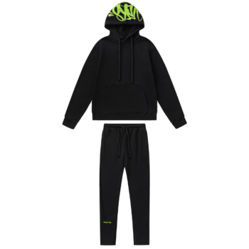 Syna Black Green Tracksuit