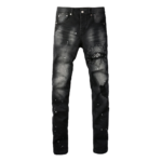 Purple Bandana Black Jeans