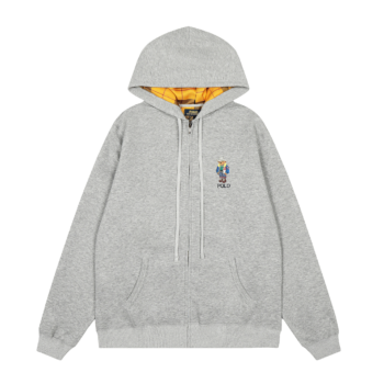 Polo Bear Zip Hoodie