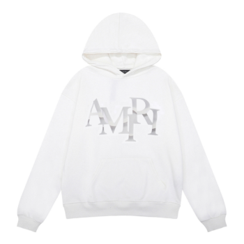 Amr Staggered Logo Hoodie