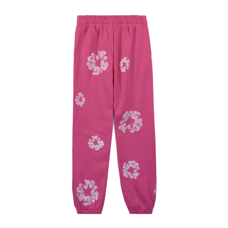 Denim Trs Diamonds Pink Pants