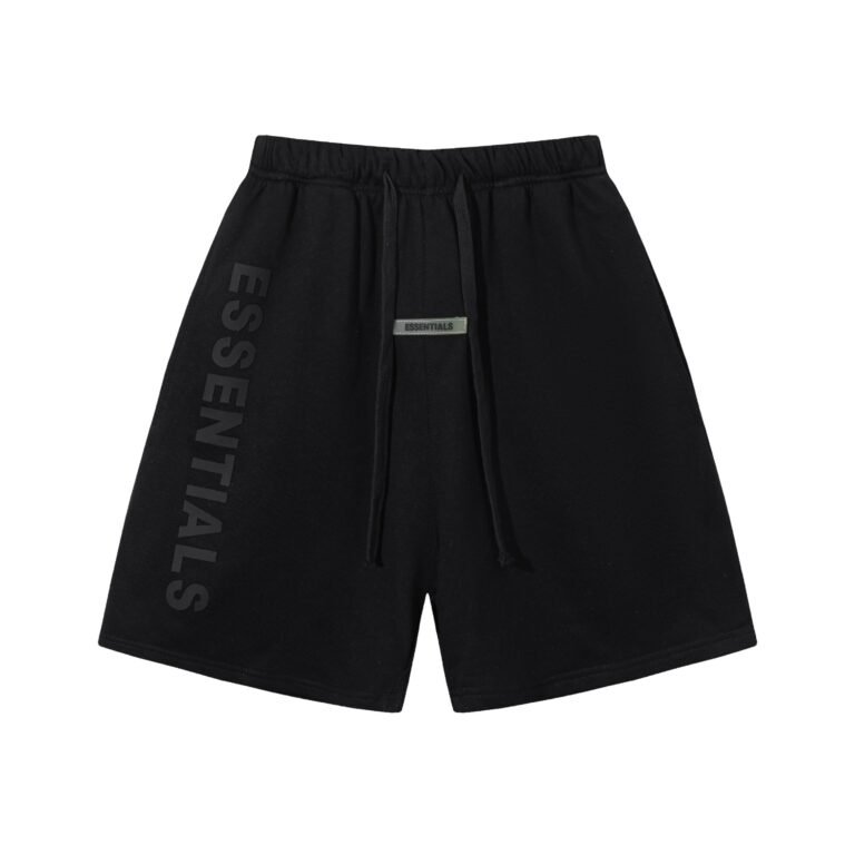 Essentials Black Shorts