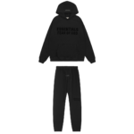 Essentials Black Tracksuit