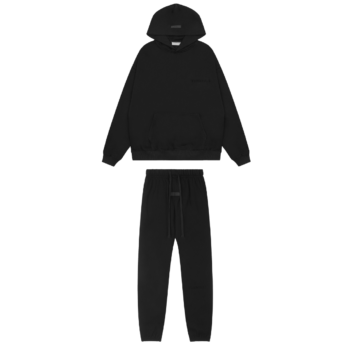 Essentials Black Tracksuit