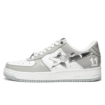 Bape Bapesta White Silver Grey