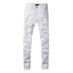 Amr White Ripped Jeans