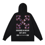 Off-W Monogram Zip Hoodie
