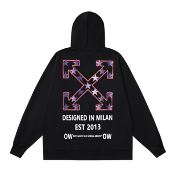 Off-W Monogram Zip Hoodie