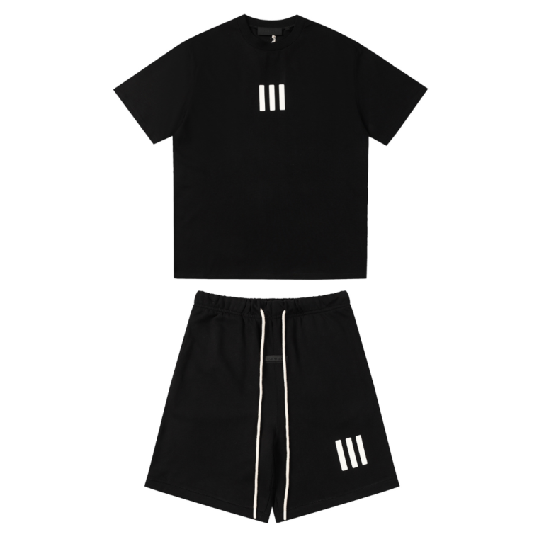 Essentials Black Short Set