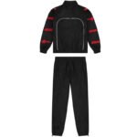 Irongate T Shellsuit Black Red Tracksuit
