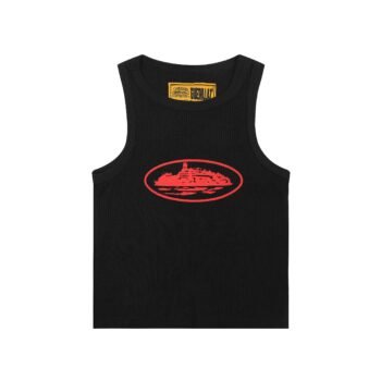 Alcatraz Black Red Tank Top