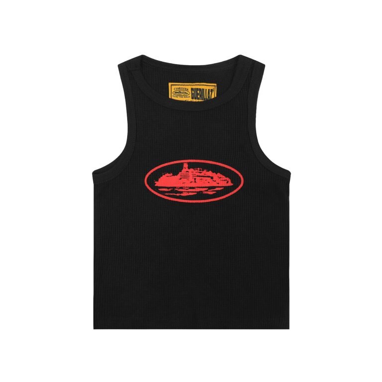 Alcatraz Black Red Tank Top
